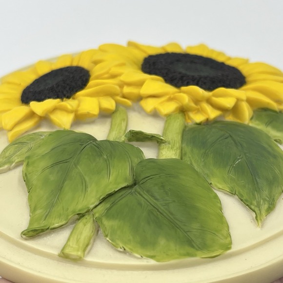 Ibis and Orchid Design Sunflower Bonded Wall Plaque - Picture 10 of 12